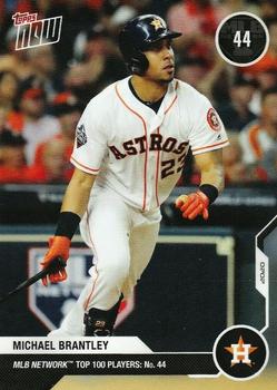 2020 Topps Now MLB Network's Top 100 #MN44 Michael Brantley Front