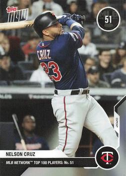 2020 Topps Now MLB Network's Top 100 #MN51 Nelson Cruz Front