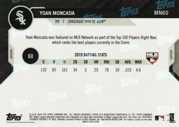 2020 Topps Now MLB Network's Top 100 #MN60 Yoan Moncada Back