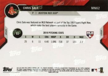 2020 Topps Now MLB Network's Top 100 #MN62 Chris Sale Back