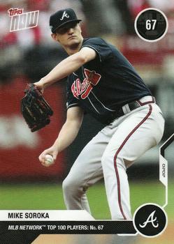 2020 Topps Now MLB Network's Top 100 #MN67 Mike Soroka Front