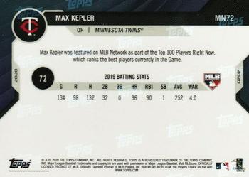 2020 Topps Now MLB Network's Top 100 #MN72 Max Kepler Back