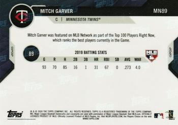 2020 Topps Now MLB Network's Top 100 #MN89 Mitch Garver Back