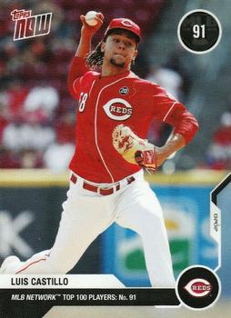 2020 Topps Now MLB Network's Top 100 #MN91 Luis Castillo Front