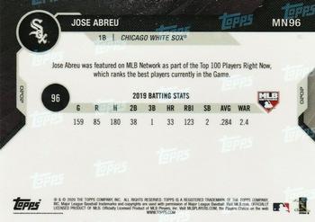 2020 Topps Now MLB Network's Top 100 #MN96 Jose Abreu Back