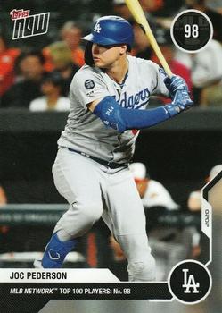 2020 Topps Now MLB Network's Top 100 #MN98 Joc Pederson Front