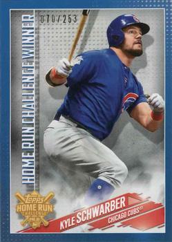 2019 Topps - Home Run Challenge Winners August #HRC-31 Kyle Schwarber Front