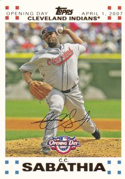 2007 Topps Opening Day - Gold #23 CC Sabathia Front