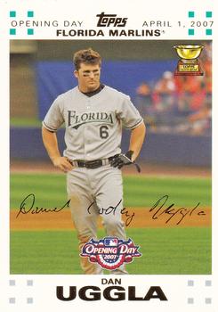 2007 Topps Opening Day - Gold #40 Dan Uggla Front