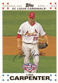 2007 Topps Opening Day - Gold #41 Chris Carpenter Front