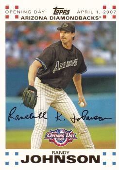 2007 Topps Opening Day - Gold #50 Randy Johnson Front
