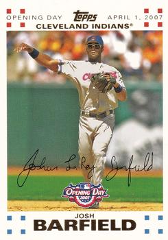 2007 Topps Opening Day - Gold #52 Josh Barfield Front