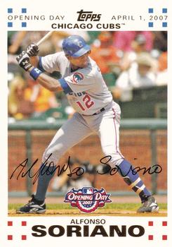 2007 Topps Opening Day - Gold #61 Alfonso Soriano Front