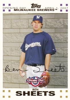 2007 Topps Opening Day - Gold #65 Ben Sheets Front