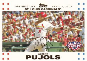 2007 Topps Opening Day - Gold #69 Albert Pujols Front