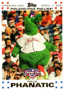 2007 Topps Opening Day - Gold #206 Phillie Phanatic Front