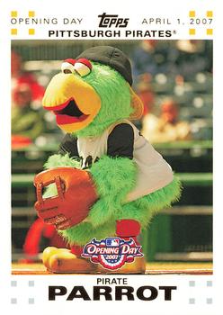 2007 Topps Opening Day - Gold #209 Pirate Parrot Front
