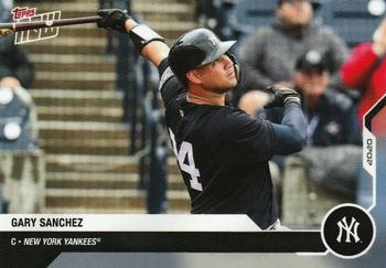 2020 Topps Now Road to Opening Day New York Yankees #OD-37 Gary Sanchez Front