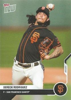 2020 Topps Now Road to Opening Day San Francisco Giants #OD-444 Dereck Rodriguez Front