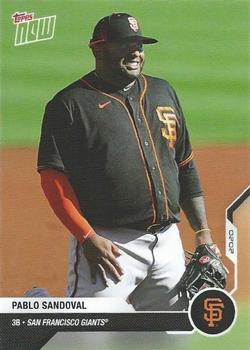 2020 Topps Now Road to Opening Day San Francisco Giants #OD-448 Pablo Sandoval Front
