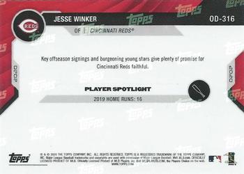 2020 Topps Now Road to Opening Day Cincinnati Reds #OD-316 Jesse Winker Back