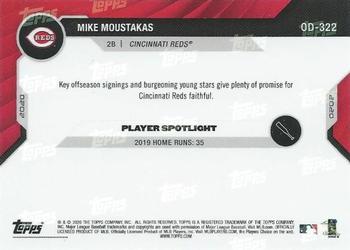 2020 Topps Now Road to Opening Day Cincinnati Reds #OD-322 Mike Moustakas Back