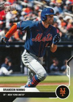 2020 Topps Now Road to Opening Day New York Mets #OD-258 Brandon Nimmo Front