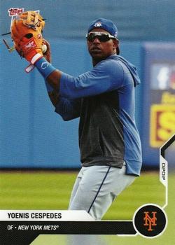 2020 Topps Now Road to Opening Day New York Mets #OD-259 Yoenis Cespedes Front