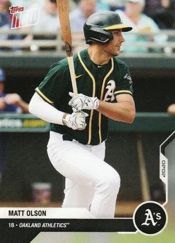 2020 Topps Now Road to Opening Day Oakland Athletics #OD-184 Matt Olson Front