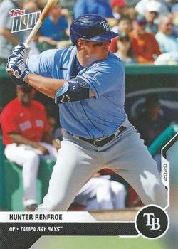 2020 Topps Now Road to Opening Day Tampa Bay Rays #OD-48 Hunter Renfroe Front