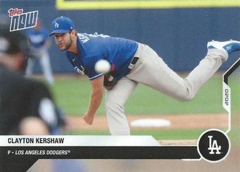 2020 Topps Now Road to Opening Day Los Angeles Dodgers #OD-415 Clayton Kershaw Front