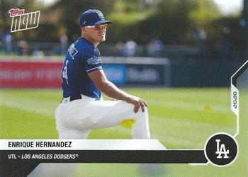 2020 Topps Now Road to Opening Day Los Angeles Dodgers #OD-409 Enrique Hernandez Front