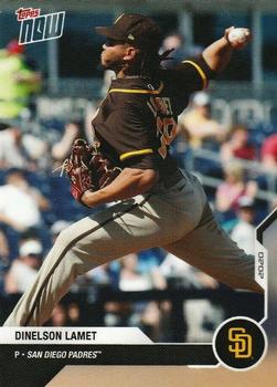 2020 Topps Now Road to Opening Day San Diego Padres #OD-431 Dinelson Lamet Front