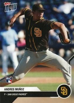 2020 Topps Now Road to Opening Day San Diego Padres #OD-433 Andres Munoz Front