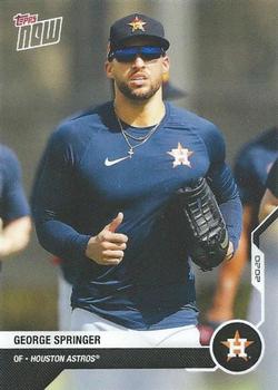 2020 Topps Now Road to Opening Day Houston Astros #OD-152 George Springer Front