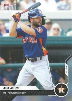 2020 Topps Now Road to Opening Day Houston Astros #OD-155 Jose Altuve Front