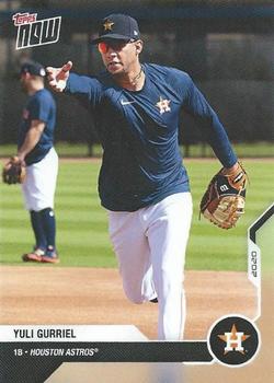 2020 Topps Now Road to Opening Day Houston Astros #OD-158 Yuli Gurriel Front