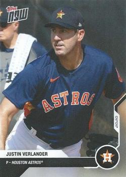 2020 Topps Now Road to Opening Day Houston Astros #OD-159 Justin Verlander Front