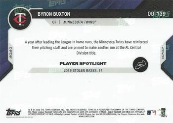 2020 Topps Now Road to Opening Day Minnesota Twins #OD-139 Byron Buxton Back