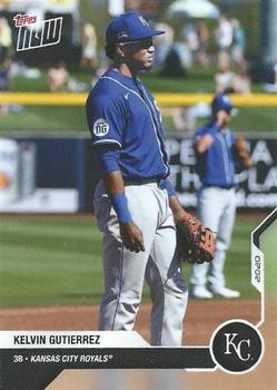 2020 Topps Now Road to Opening Day Kansas City Royals #OD-131 Kelvin Gutierrez Front