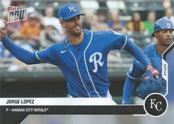 2020 Topps Now Road to Opening Day Kansas City Royals #OD-134 Jorge Lopez Front