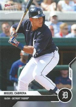 2020 Topps Now Road to Opening Day Detroit Tigers #OD-108 Miguel Cabrera Front