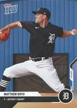2020 Topps Now Road to Opening Day Detroit Tigers #OD-113 Matthew Boyd Front