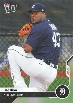 2020 Topps Now Road to Opening Day Detroit Tigers #OD-115 Ivan Nova Front