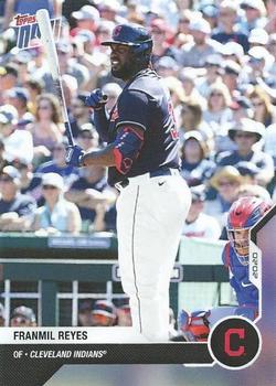2020 Topps Now Road to Opening Day Cleveland Indians #OD-91 Franmil Reyes Front
