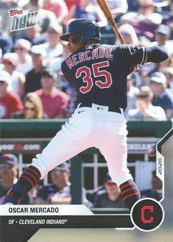 2020 Topps Now Road to Opening Day Cleveland Indians #OD-92 Oscar Mercado Front
