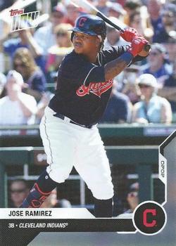 2020 Topps Now Road to Opening Day Cleveland Indians #OD-95 Jose Ramirez Front