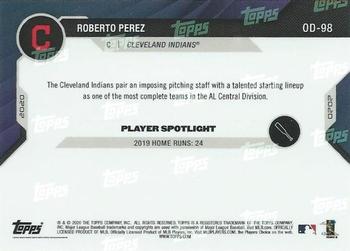 2020 Topps Now Road to Opening Day Cleveland Indians #OD-98 Roberto Perez Back