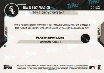 2020 Topps Now Road to Opening Day Chicago White Sox #OD-83 Edwin Encarnacion Back