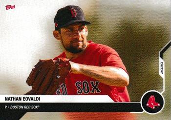 2020 Topps Now Road to Opening Day Boston Red Sox #OD-27 Nathan Eovaldi Front